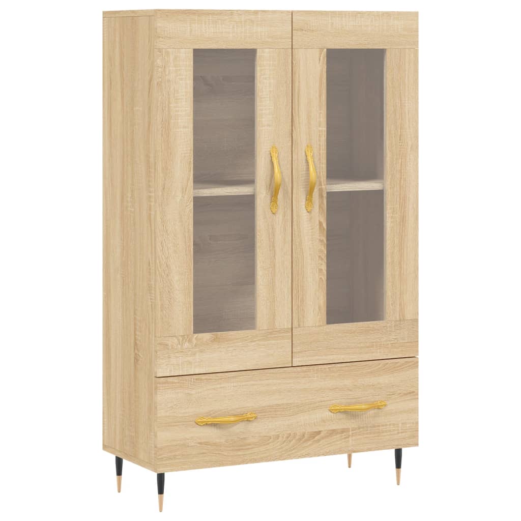 Hoge kast 69,5x31x115 cm bewerkt hout