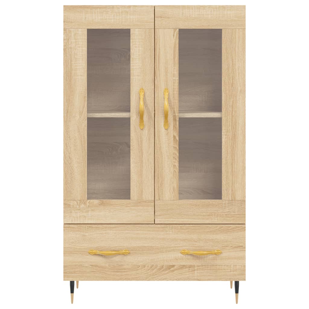 Hoge kast 69,5x31x115 cm bewerkt hout