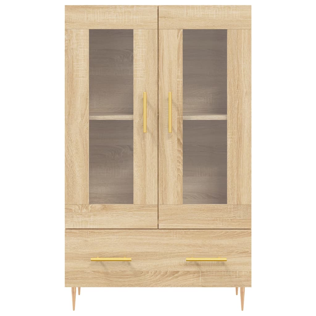 Hoge kast 69,5x31x115 cm bewerkt hout