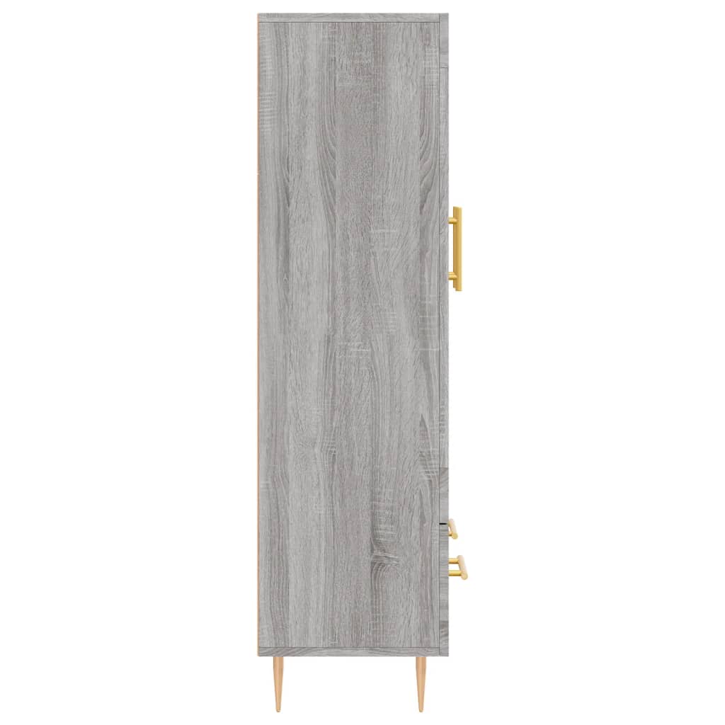 Hoge kast 69,5x31x115 cm bewerkt hout