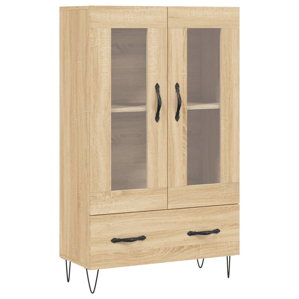 Hoge kast 69,5x31x115 cm bewerkt hout