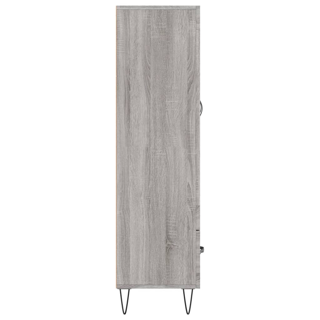 Hoge kast 69,5x31x115 cm bewerkt hout