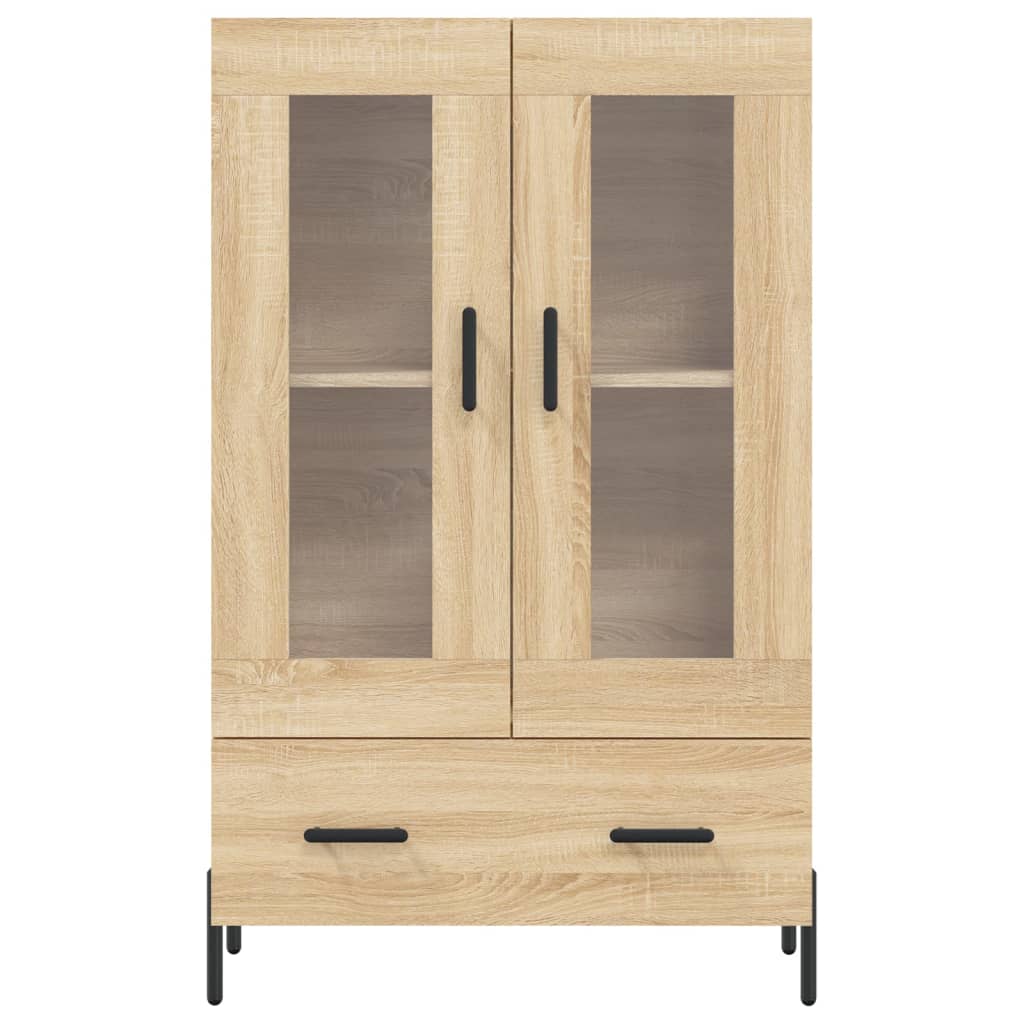 Hoge kast 69,5x31x115 cm bewerkt hout