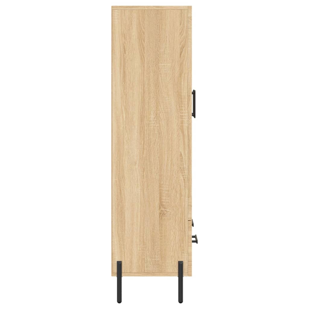 Hoge kast 69,5x31x115 cm bewerkt hout