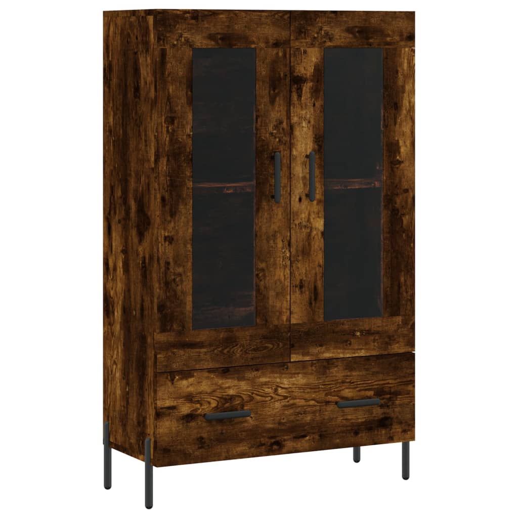 Hoge kast 69,5x31x115 cm bewerkt hout