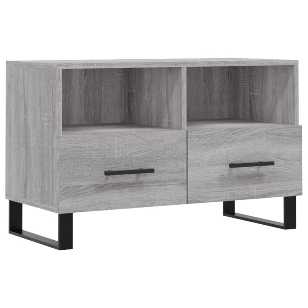 Tv-meubel 80x36x50 cm bewerkt hout