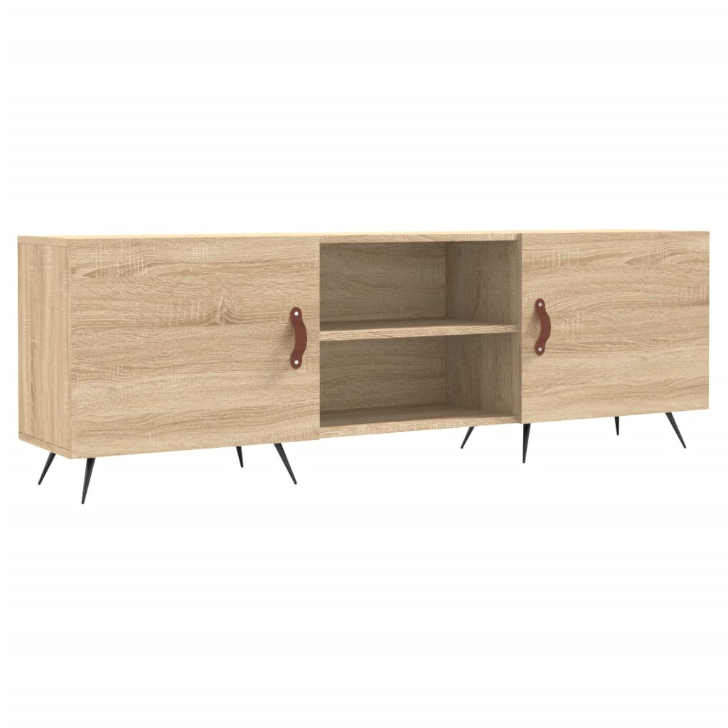 Tv-meubel 150x30x50 cm bewerkt hout