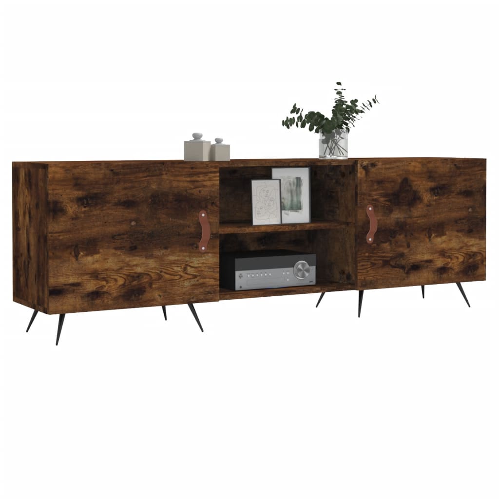 Tv-meubel 150x30x50 cm bewerkt hout