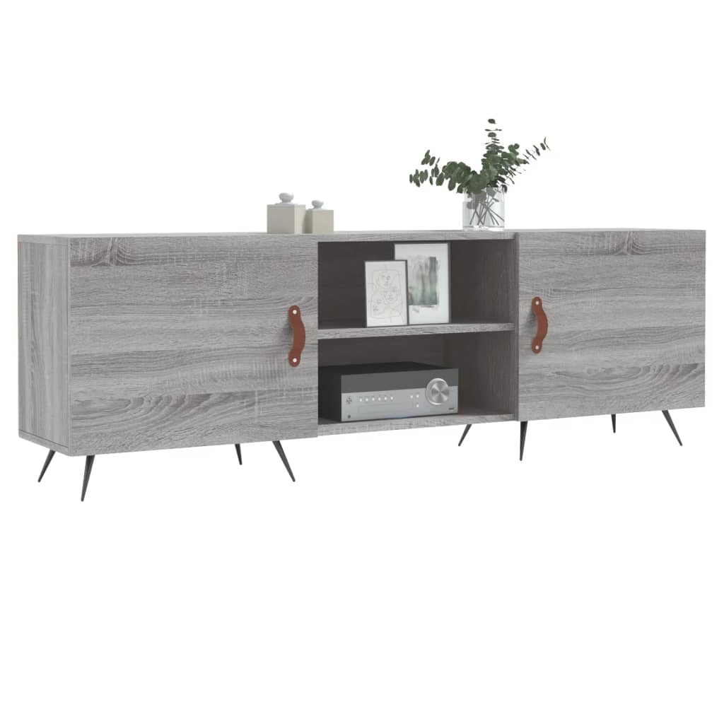 Tv-meubel 150x30x50 cm bewerkt hout