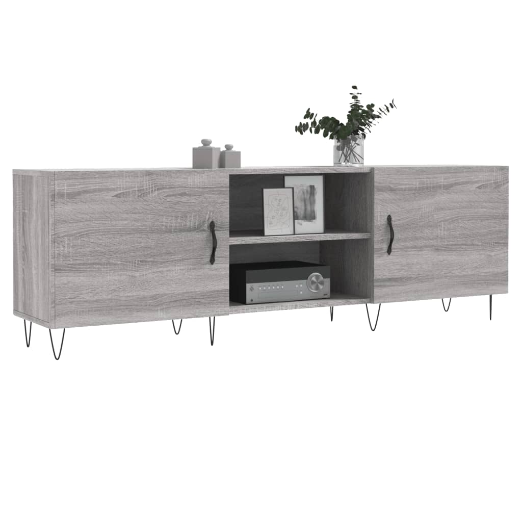 Tv-meubel 150x30x50 cm bewerkt hout eikenkleurig