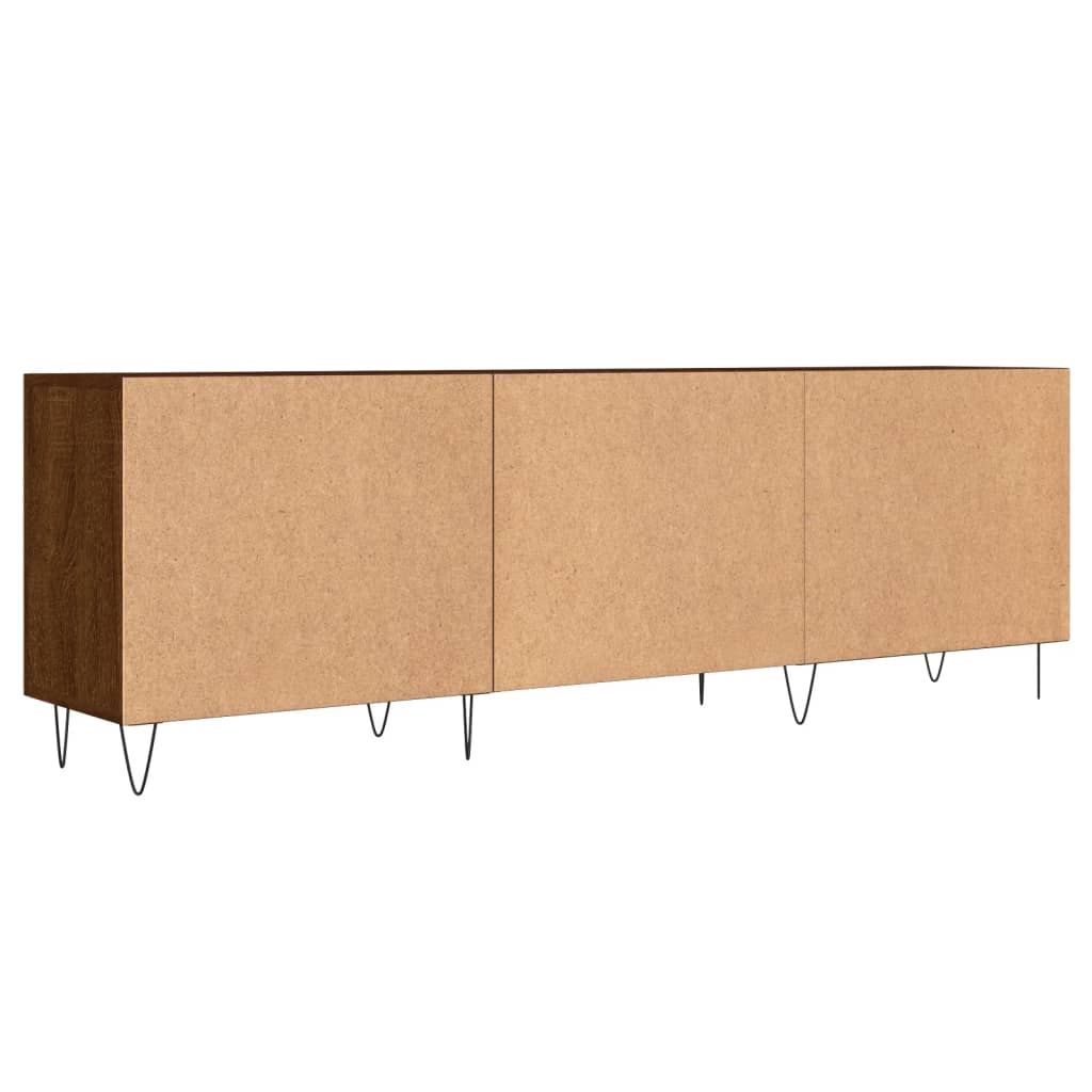 Tv-meubel 150x30x50 cm bewerkt hout eikenkleurig