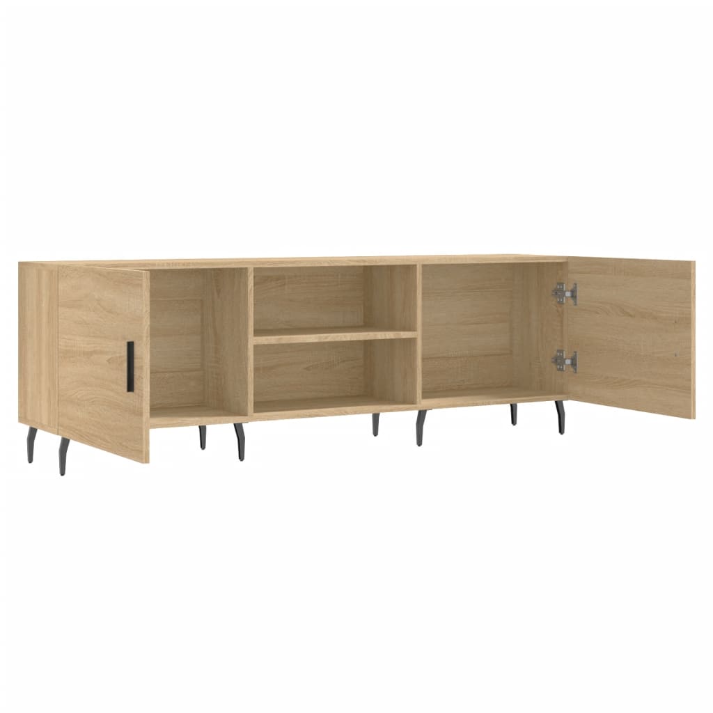 Tv-meubel 150x30x50 cm bewerkt hout