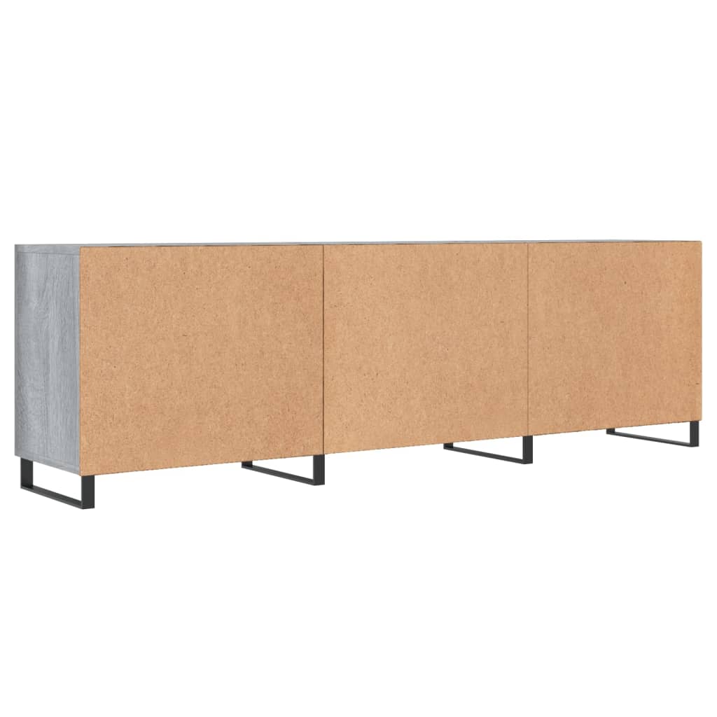 Tv-meubel 150x30x50 cm bewerkt hout bruin eikenkleur