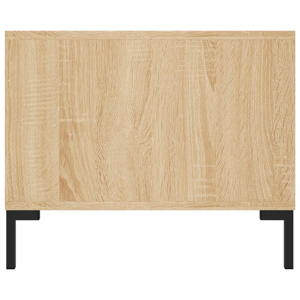 Salontafel 102x50x40 cm bewerkt hout eikenkleurig