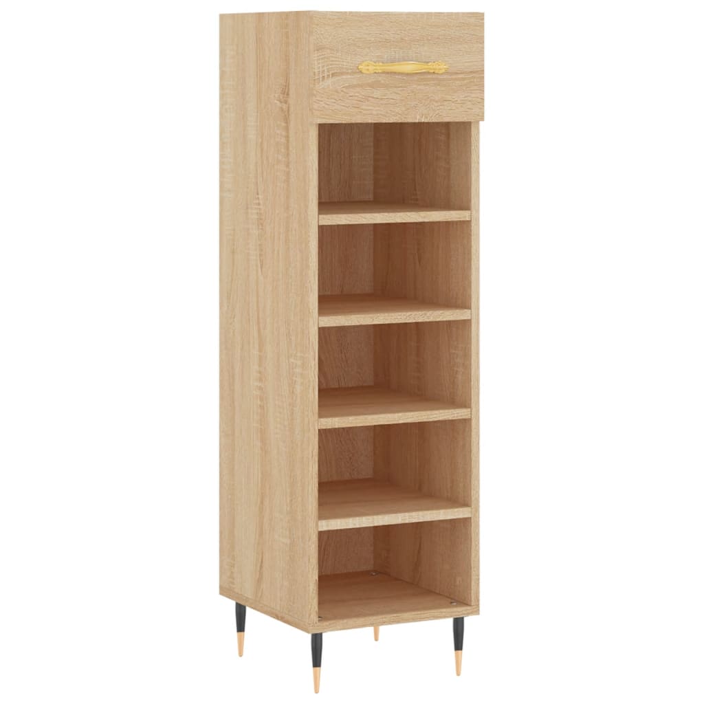 Schoenenkast 30x35x105 cm bewerkt hout