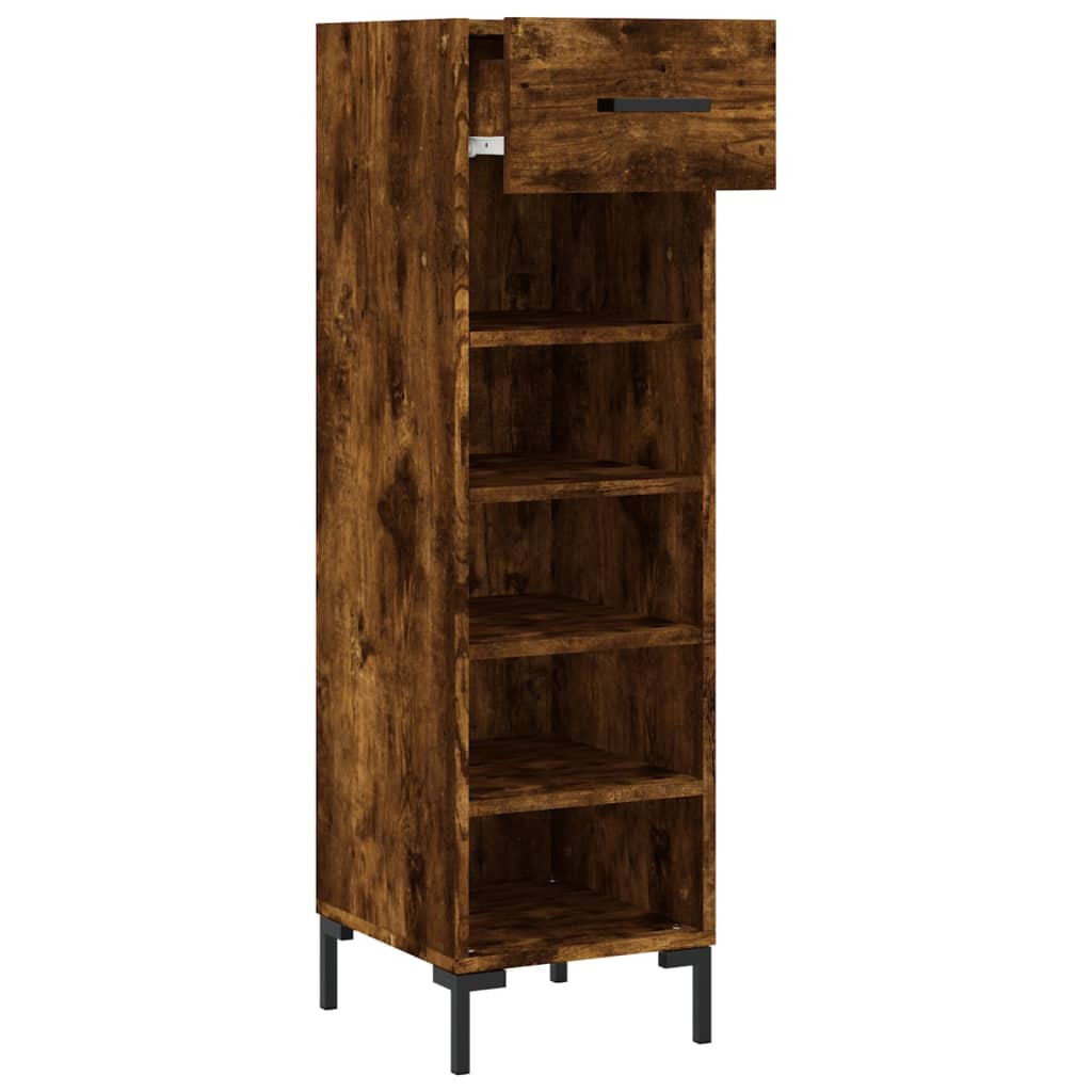 Schoenenkast 30x35x105 cm bewerkt hout