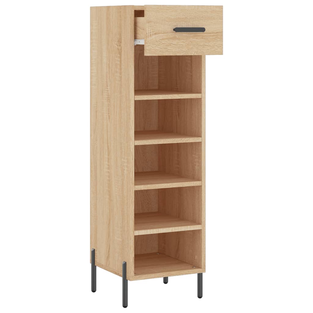 Schoenenkast 30x35x105 cm bewerkt hout