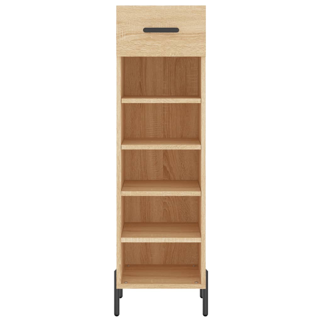 Schoenenkast 30x35x105 cm bewerkt hout