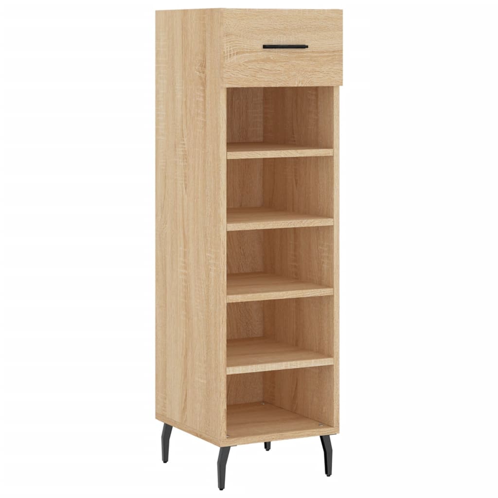 Schoenenkast 30x35x105 cm bewerkt hout