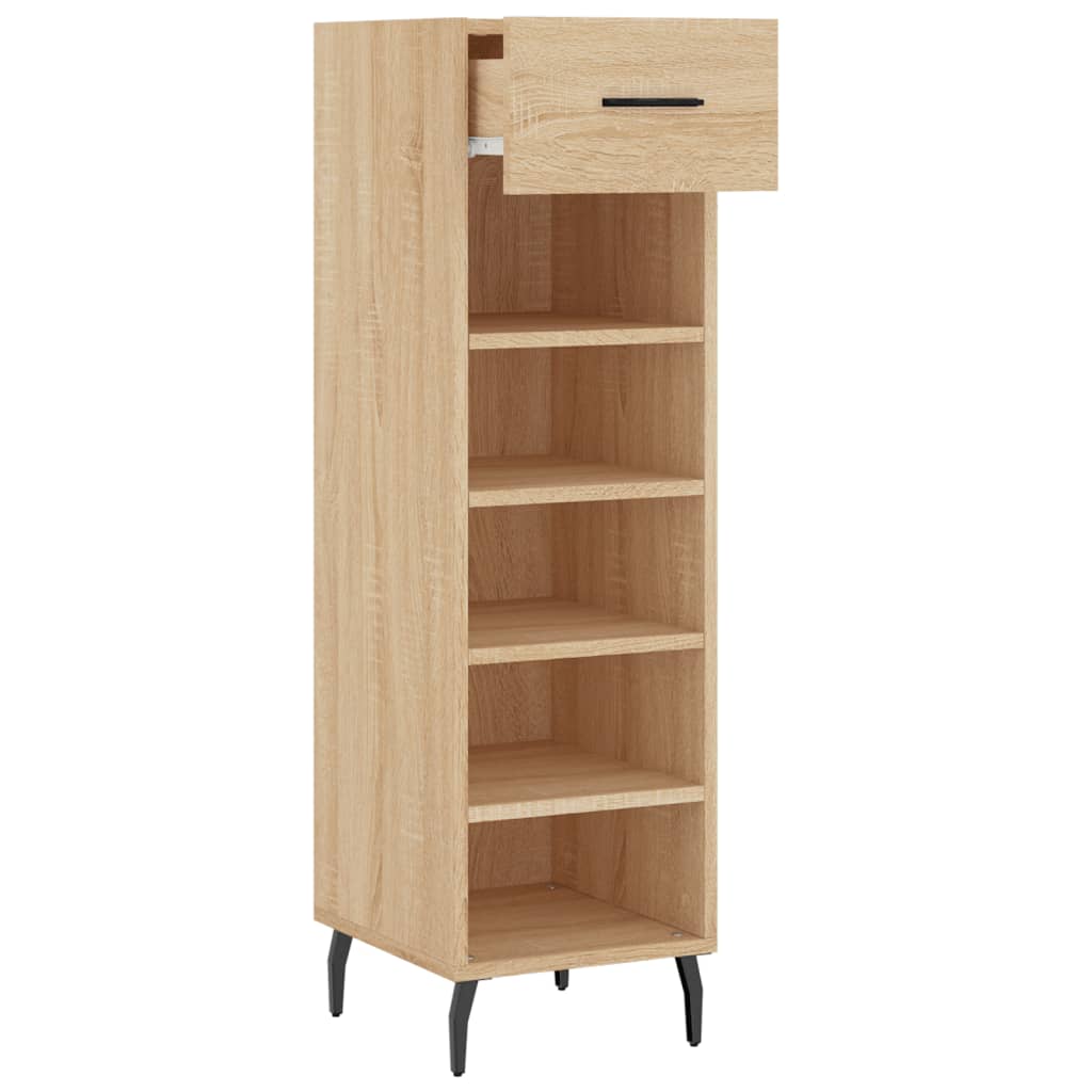 Schoenenkast 30x35x105 cm bewerkt hout