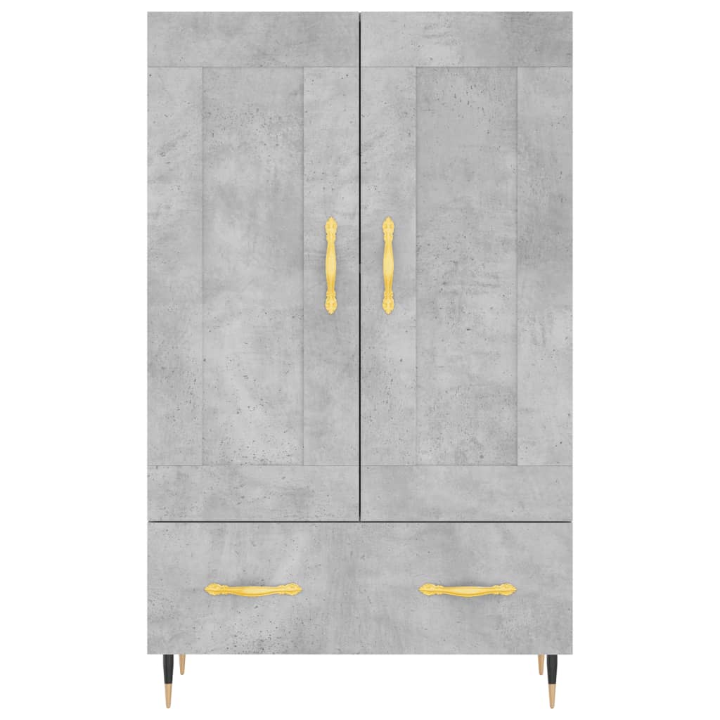 Hoge kast 69,5x31x115 cm bewerkt hout