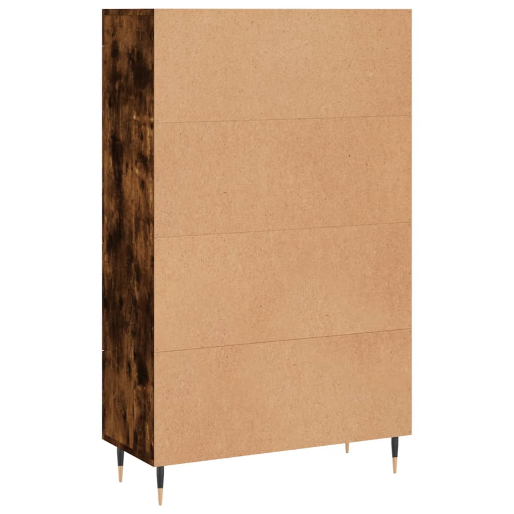 Hoge kast 69,5x31x115 cm bewerkt hout