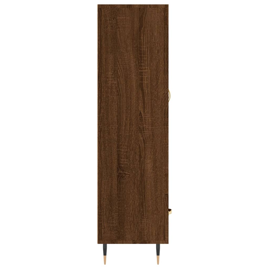 Hoge kast 69,5x31x115 cm bewerkt hout