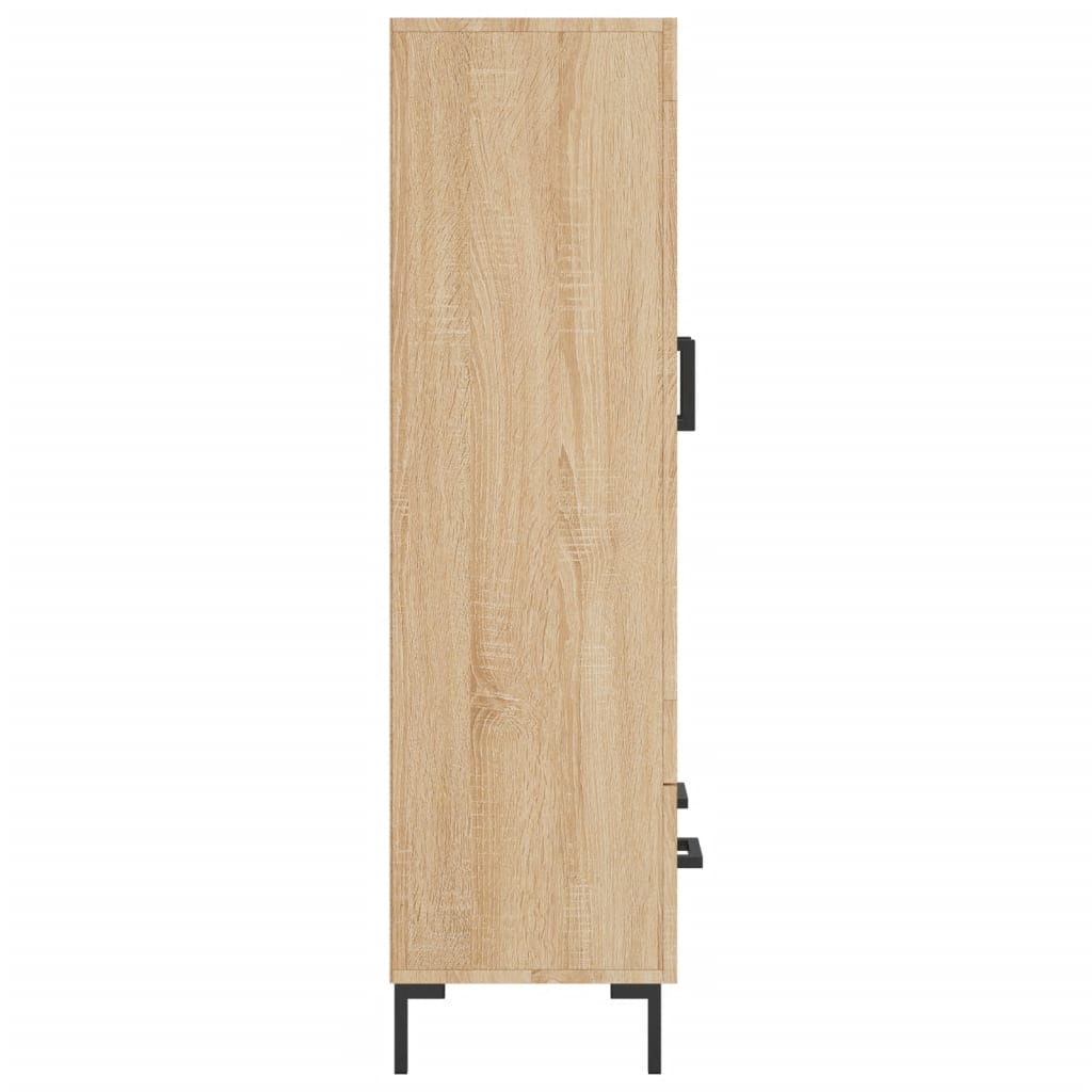 Hoge kast 69,5x31x115 cm bewerkt hout