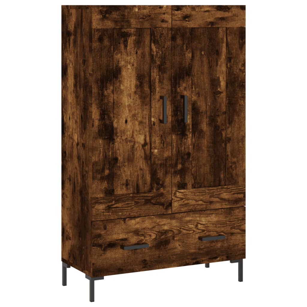 Hoge kast 69,5x31x115 cm bewerkt hout