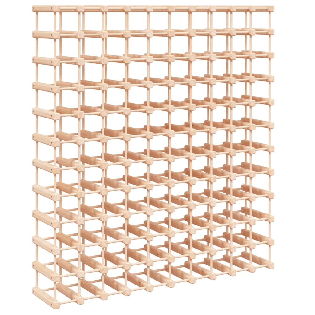 Wijnrek voor 42 flessen 68,5x23x68,5 cm massief grenenhout