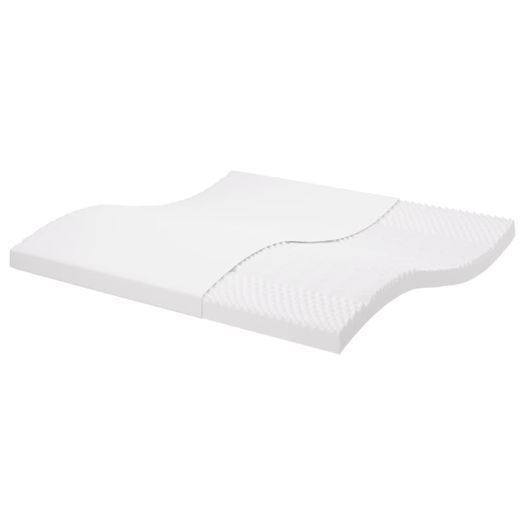 Schuimmatras 7 zones hardheid 20 ILD 160x200 cm wit