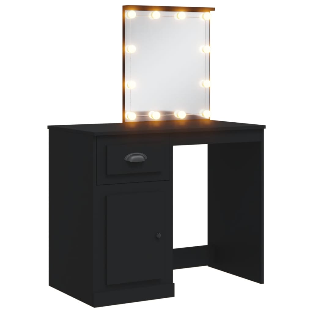 Kaptafel met LED-verlichting 90x42x132,5 cm