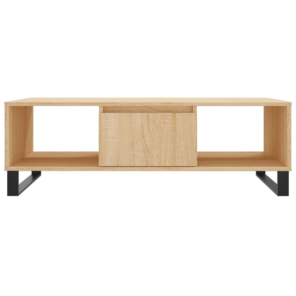 Salontafel 104x60x35 cm bewerkt hout