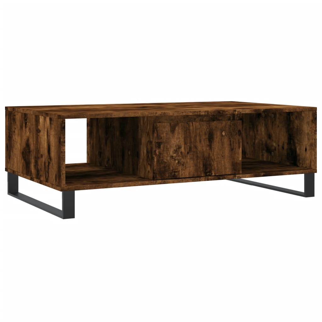 Salontafel 104x60x35 cm bewerkt hout