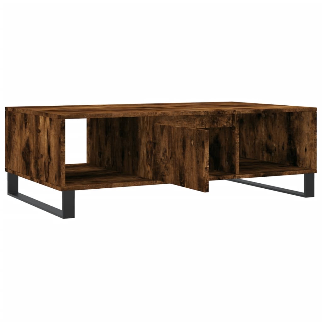 Salontafel 104x60x35 cm bewerkt hout