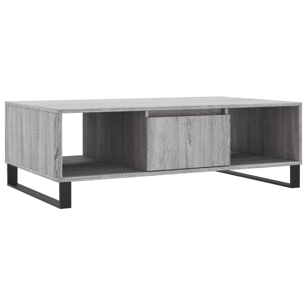 Salontafel 104x60x35 cm bewerkt hout