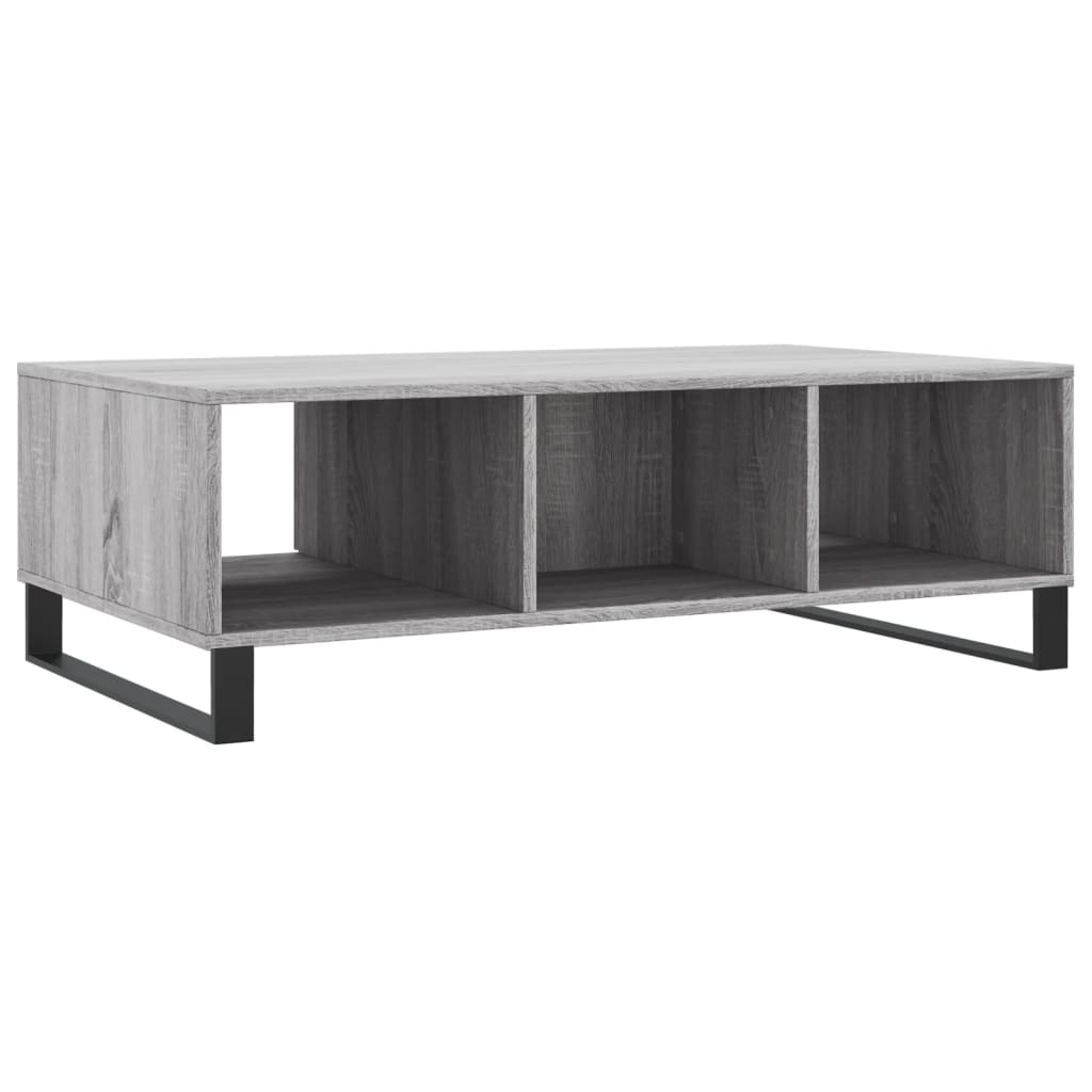 Salontafel 104x60x35 cm bewerkt hout