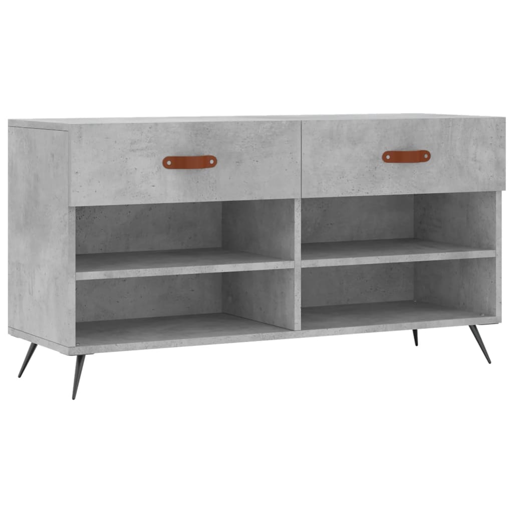 Schoenenbank 102x35x55 cm bewerkt hout