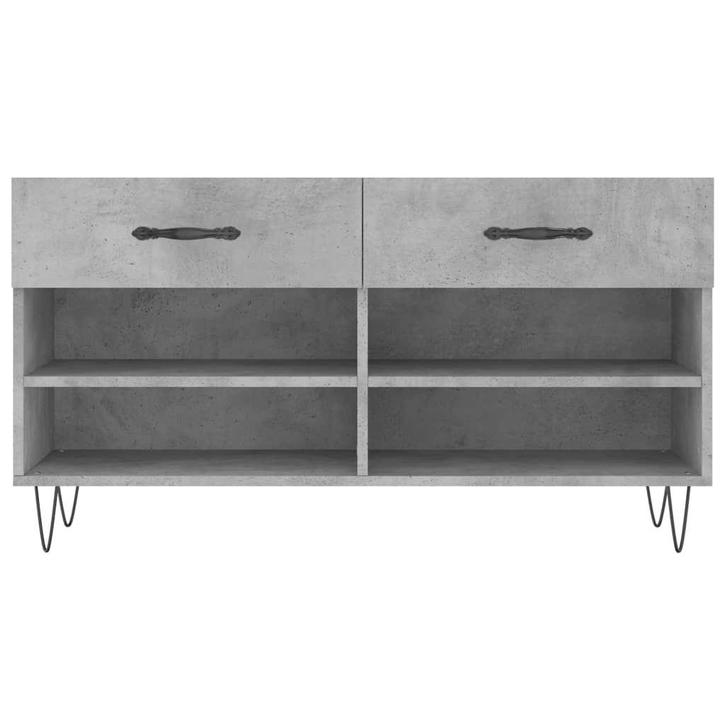 Schoenenbank 102x35x55 cm bewerkt hout