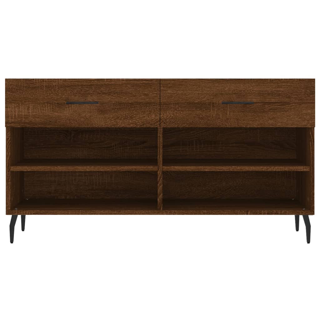 Schoenenbank 102x35x55 cm bewerkt hout