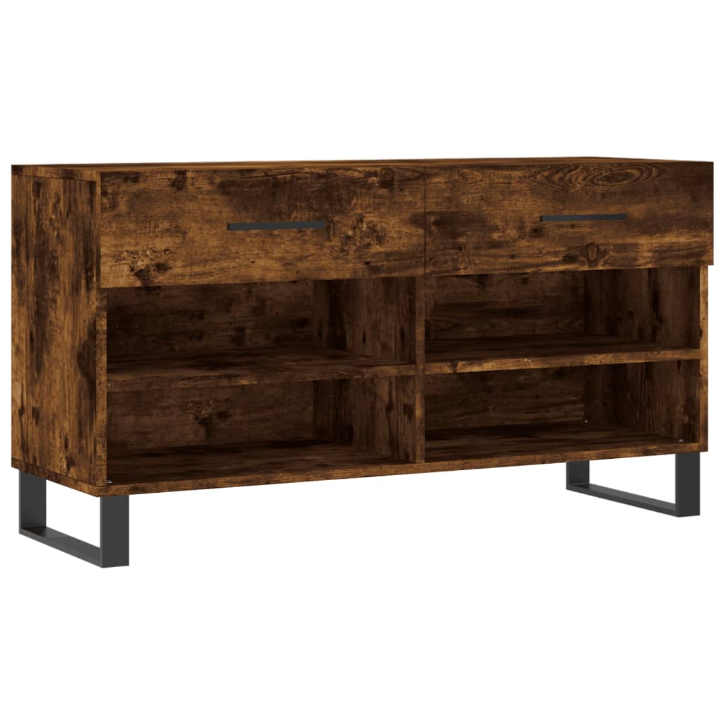 Schoenenbank 102x35x55 cm bewerkt hout