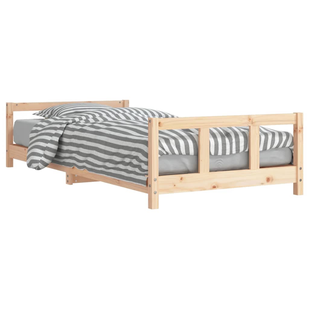 Kinderbedframe 80x160 cm massief grenenhout