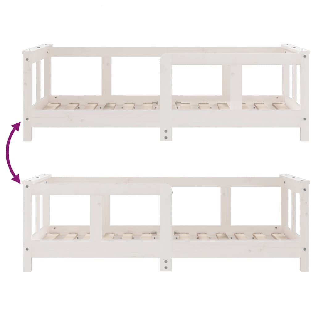 Kinderbedframe 80x160 cm massief grenenhout