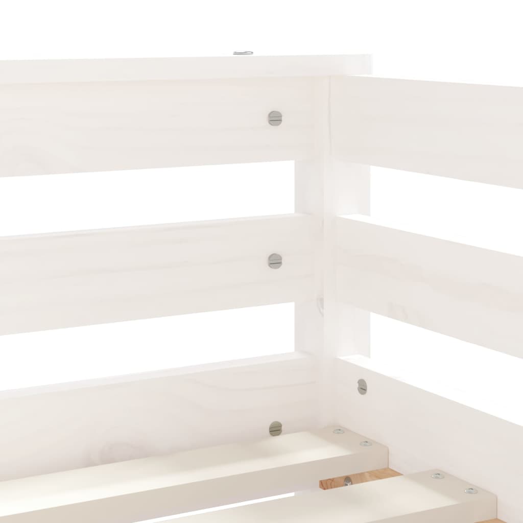 Kinderbedframe met lades 80x200 cm massief grenenhout