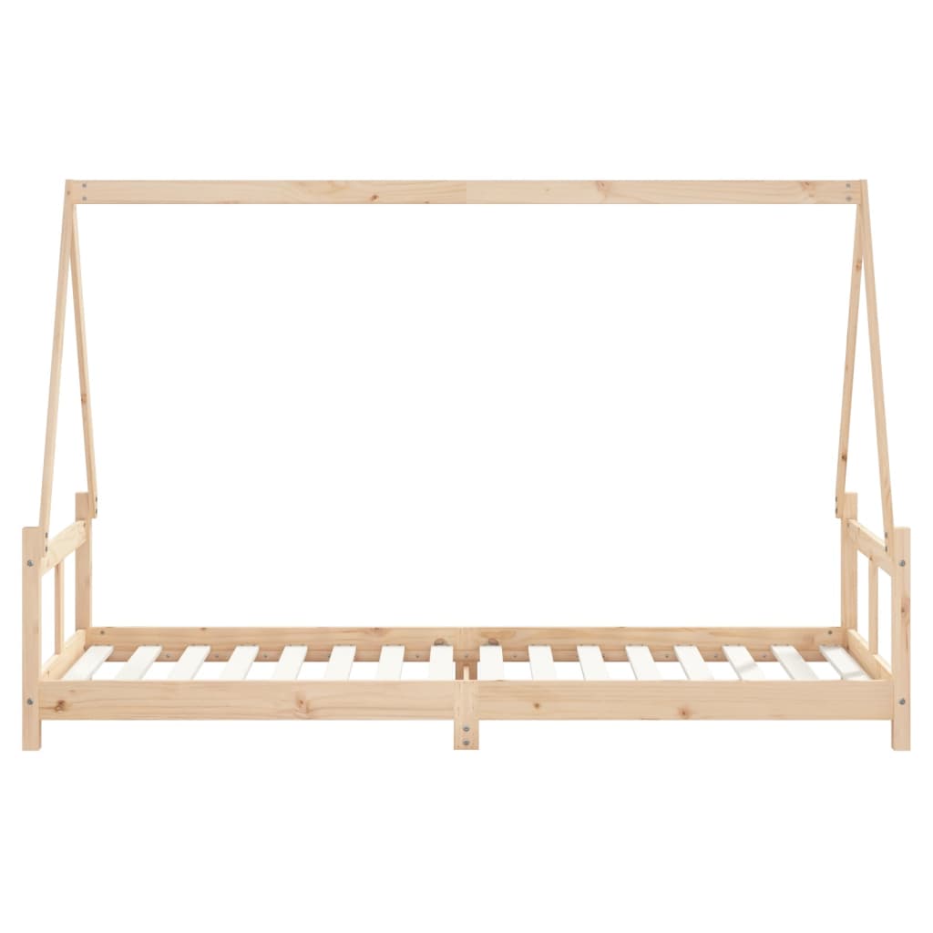 Kinderbedframe 90x200 cm massief grenenhout