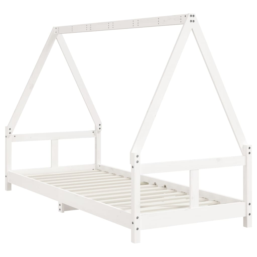 Kinderbedframe 90x200 cm massief grenenhout