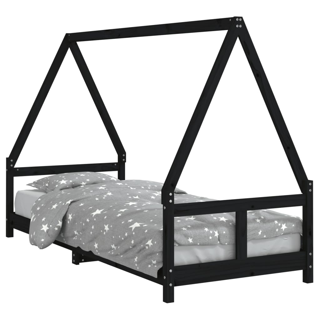 Kinderbedframe 90x200 cm massief grenenhout