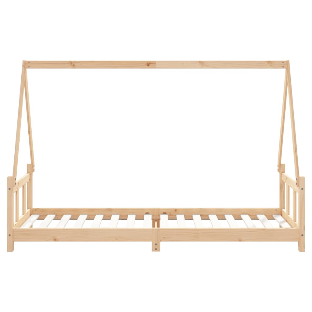 Kinderbedframe 90x200 cm massief grenenhout