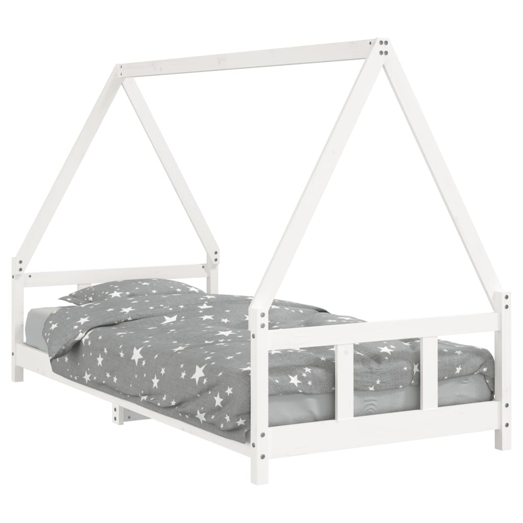 Kinderbedframe 90x200 cm massief grenenhout