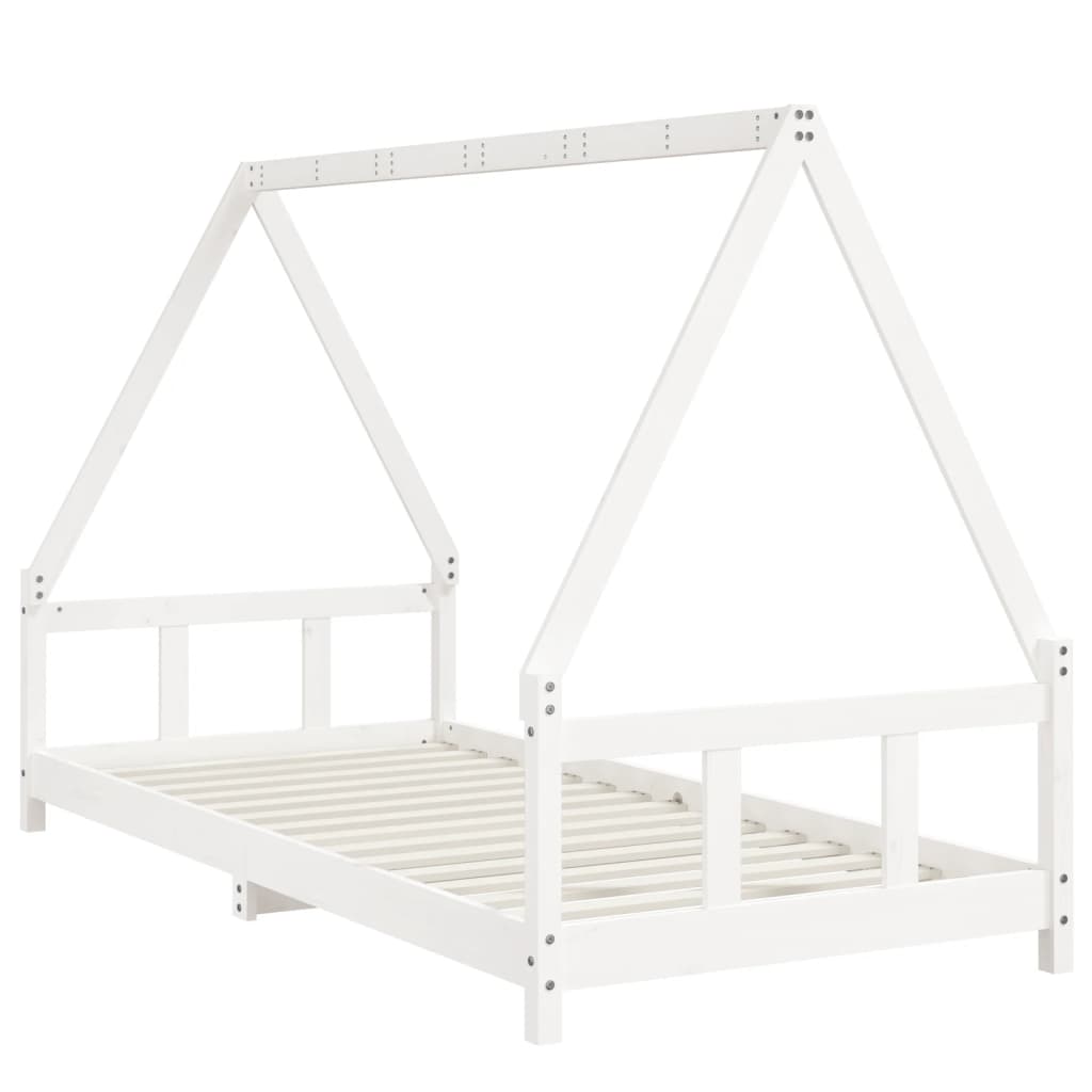 Kinderbedframe 90x200 cm massief grenenhout